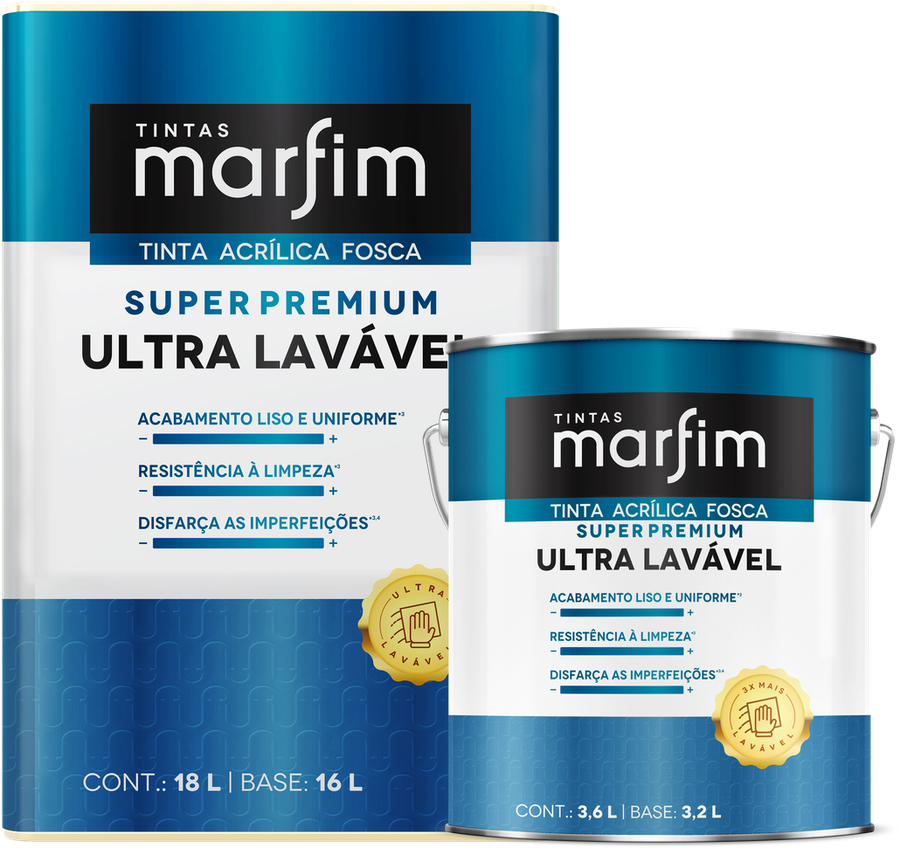 TINTA ACRÍLICA ULTRA LAVÁVEL SUPER PREMIUM