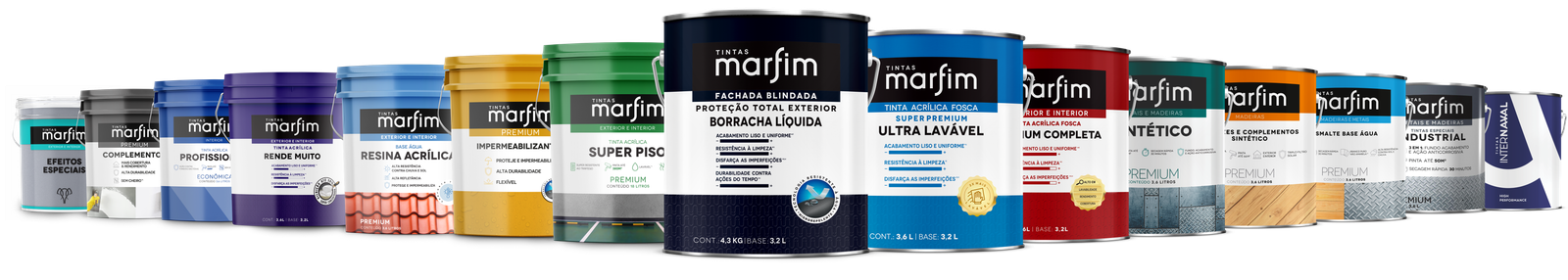 Linha de produtos Tintas Marfim